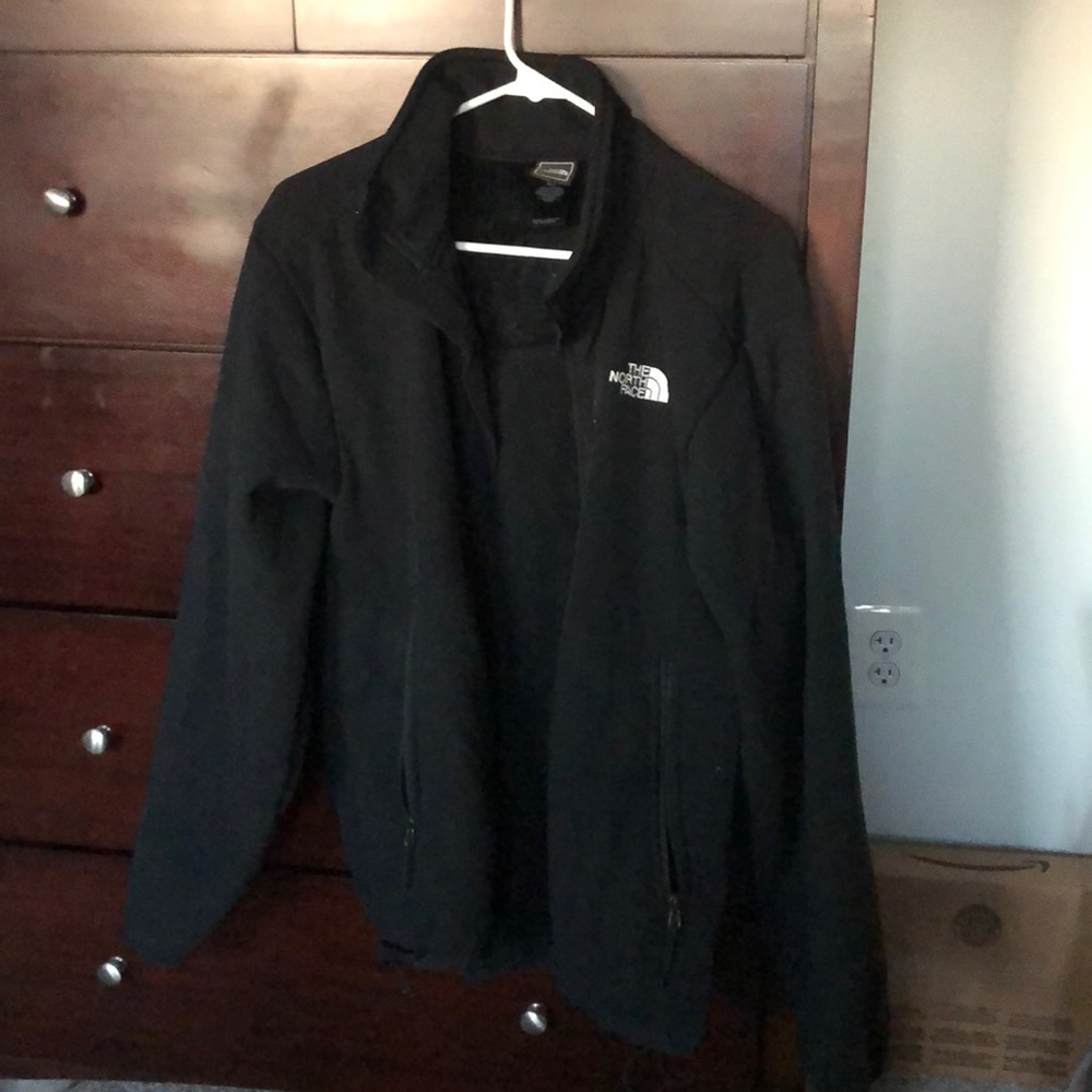 Black north face zip up